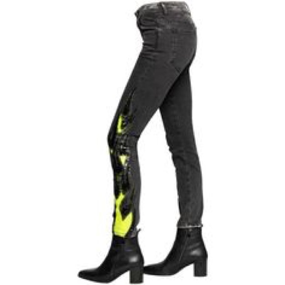 Filles a Papa Shoot Flame Print Jeans - Picture 4 of 4